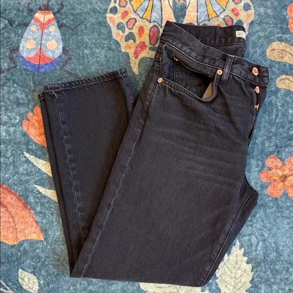 Hey Gang Loose Crop, Black, 24